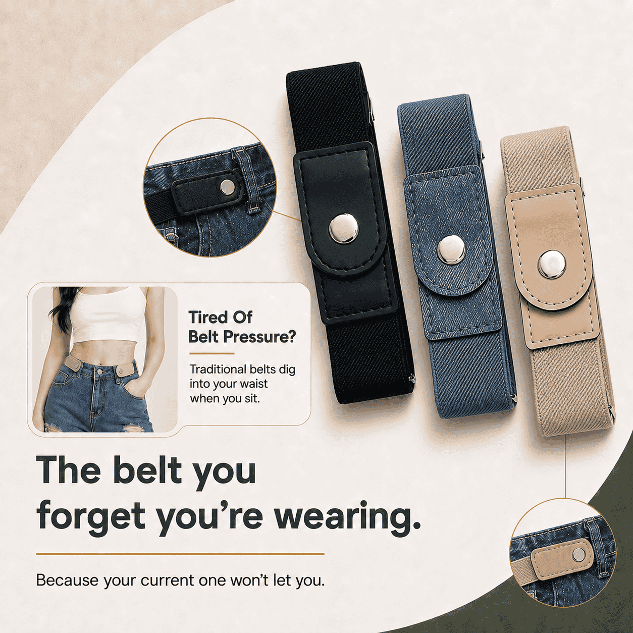 BuckleFree™ | Women’s No-Buckle Belt