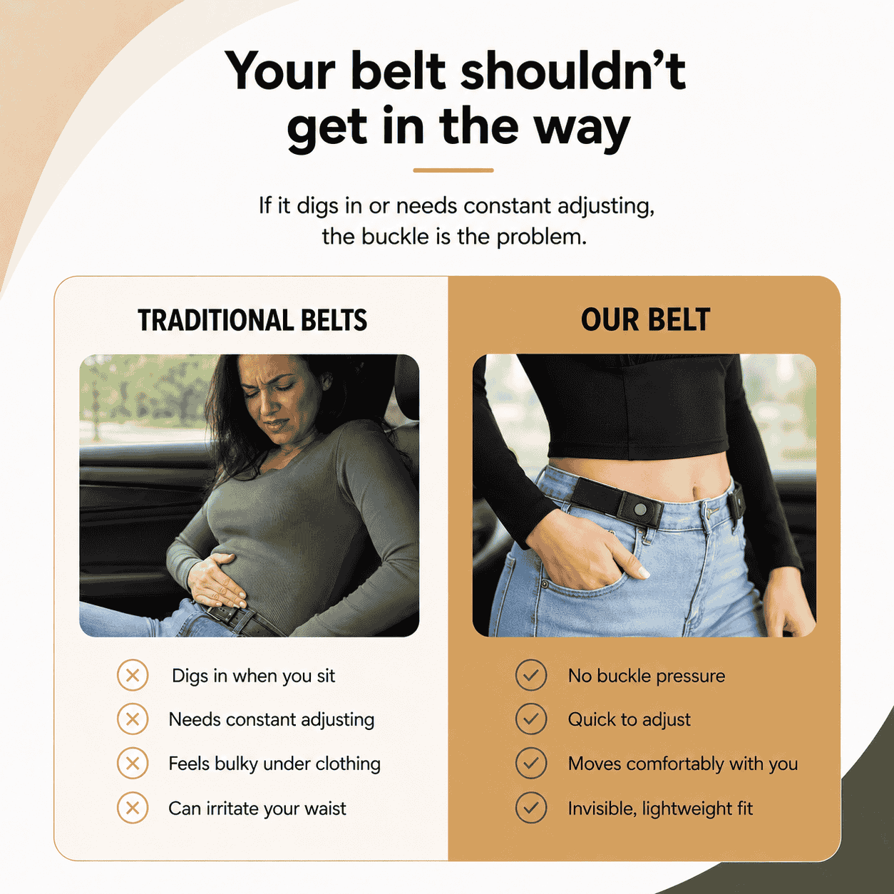 BuckleFree™ | Women’s No-Buckle Belt