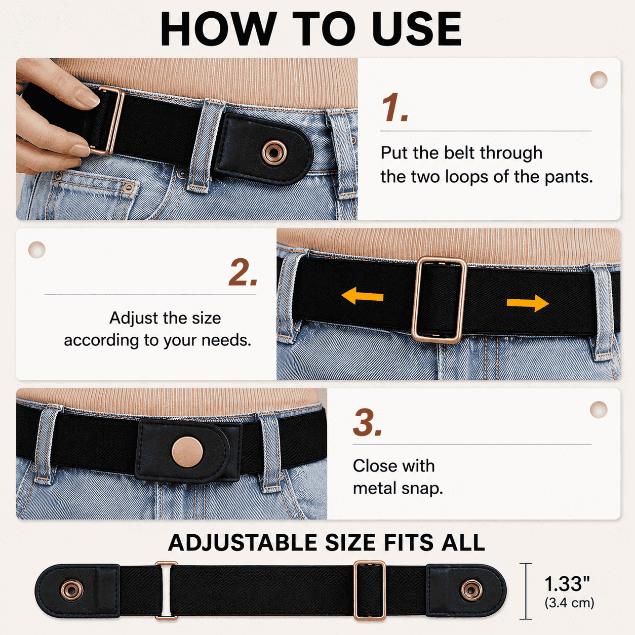 BuckleFree™ | Women’s No-Buckle Belt