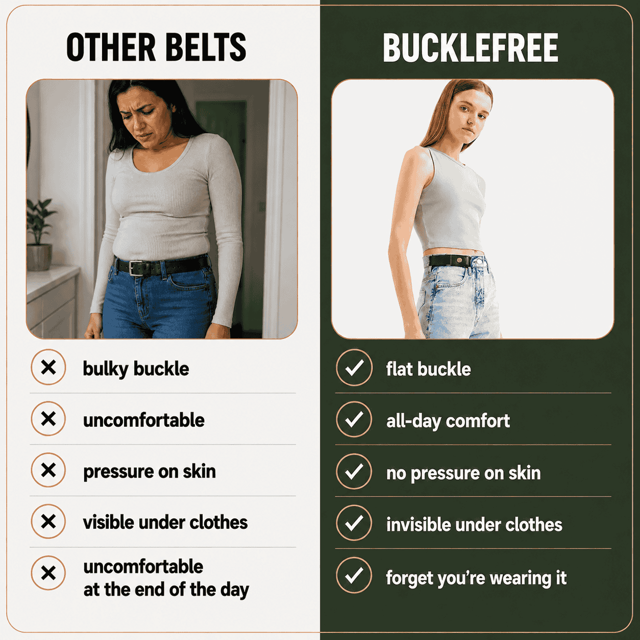 BuckleFree™ | Women’s No-Buckle Belt